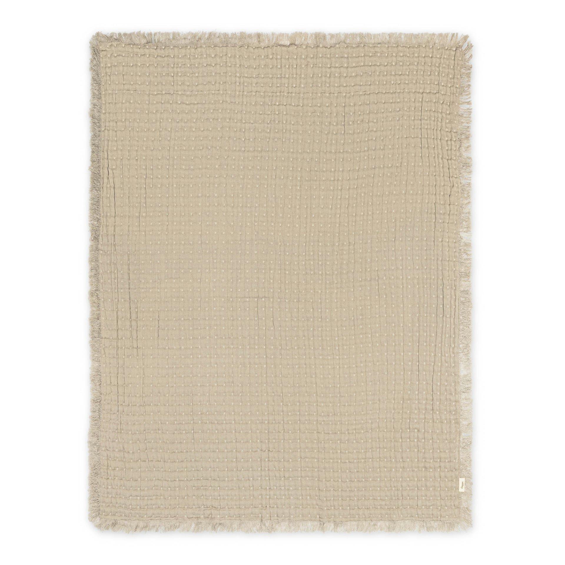 Multi-Layer Cotton Muslin Baby Blanket (Sage Green Ombre) image number 0