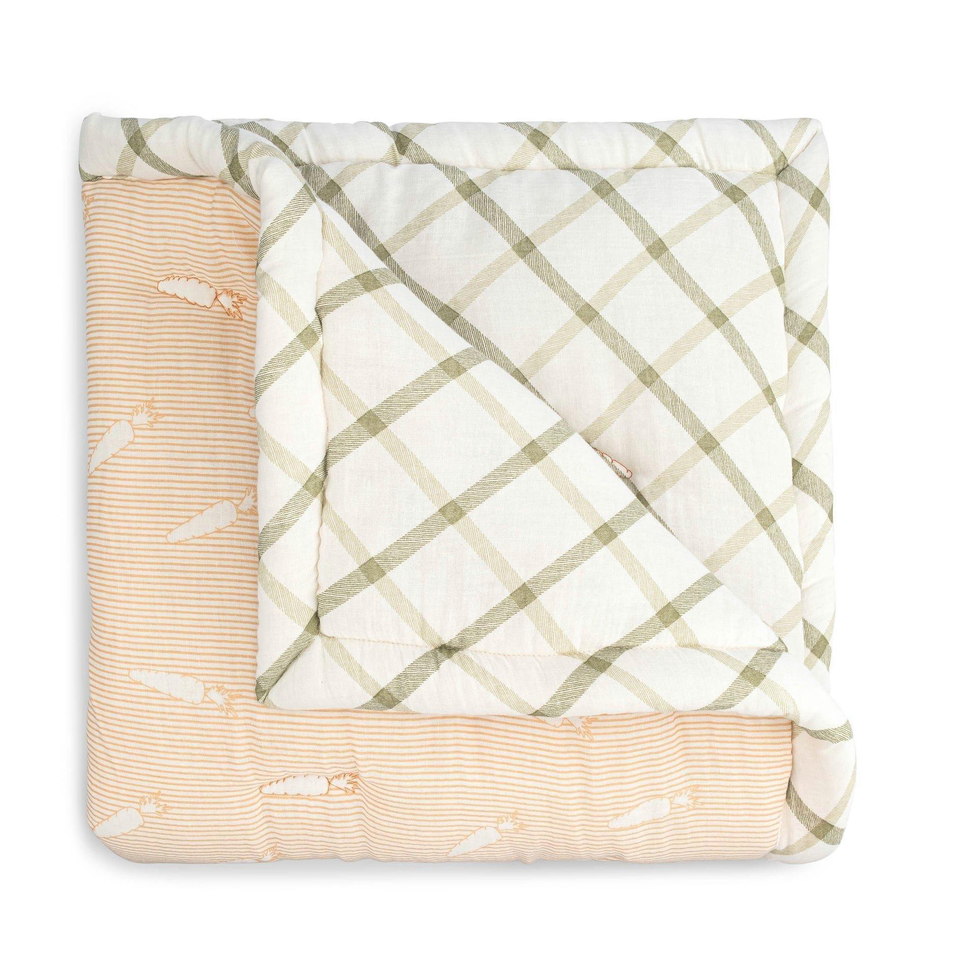 Clementine Fruits & Veggies Cotton Quilted Blanket image number 0