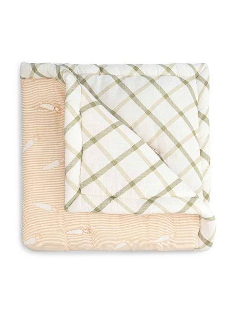 Clementine Fruits & Veggies Cotton Quilted Blanket