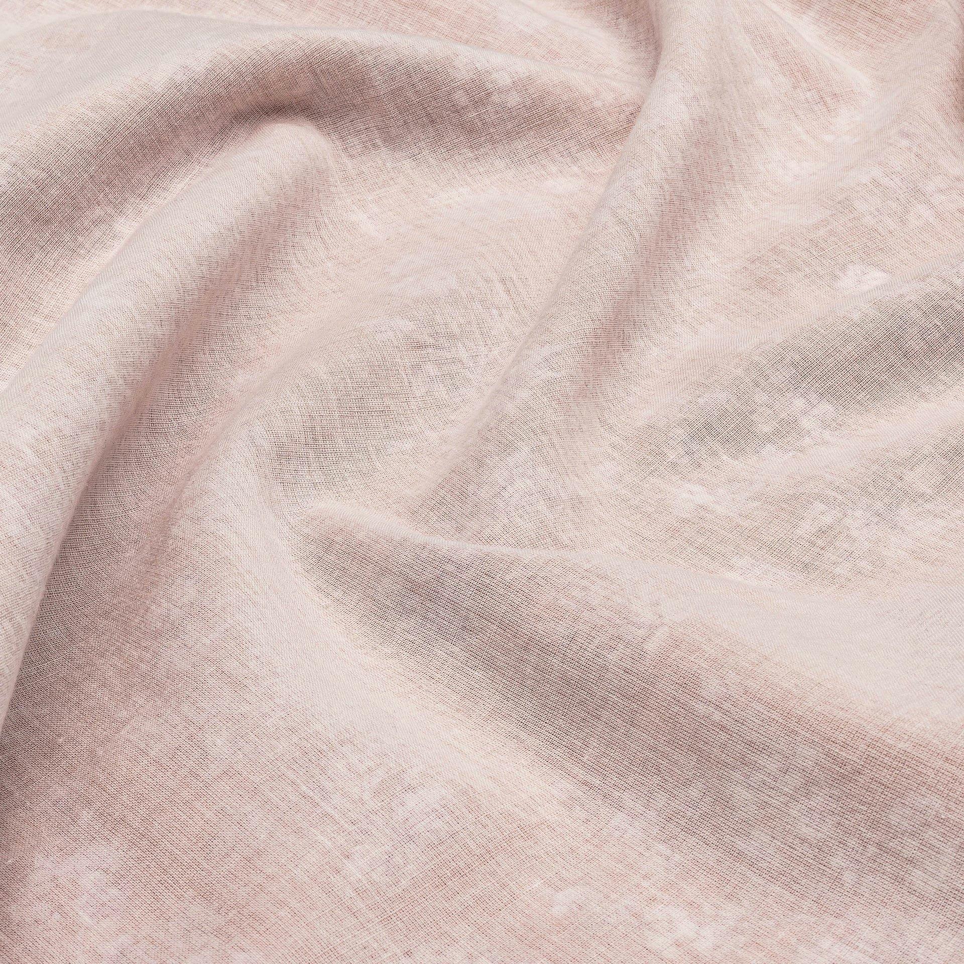 Violet Floral Cotton Muslin Baby Blanket with Ruffle Trim image number 2