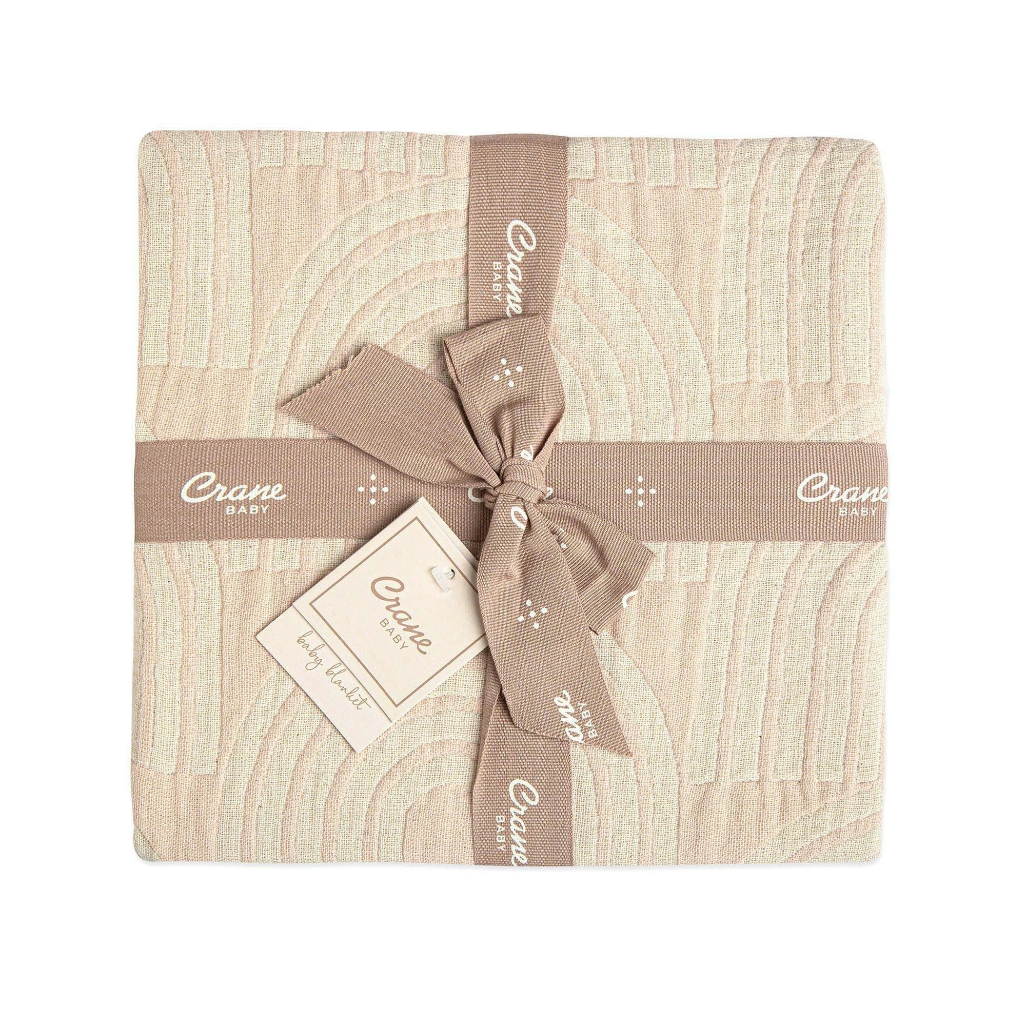 Cotton Jacquard Baby Blanket (Pink Rainbow) image number 2