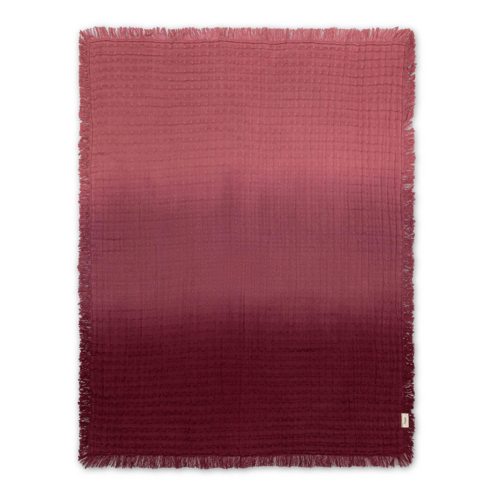 Multi-Layer Cotton Muslin Baby Blanket (Orchid Ombre) image number 0