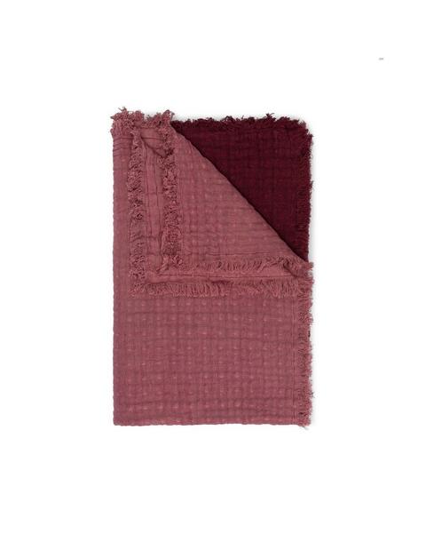Multi-Layer Cotton Muslin Baby Blanket (Orchid Ombre)