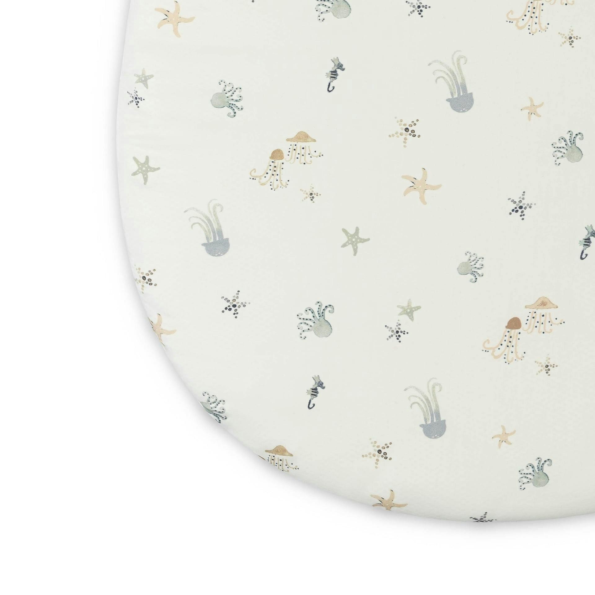 Cove Sea Life Cotton Bassinet Sheet image number 1
