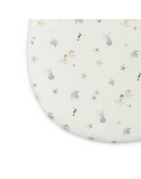 Cove Sea Life Cotton Bassinet Sheet