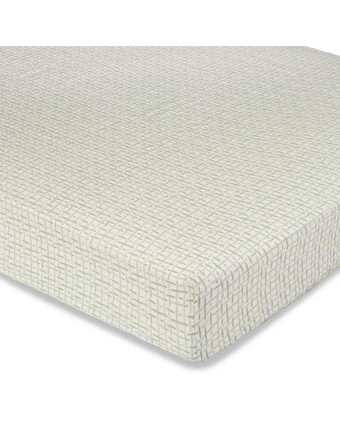 Cove Hashtag Cotton Fitted Crib Sheet
