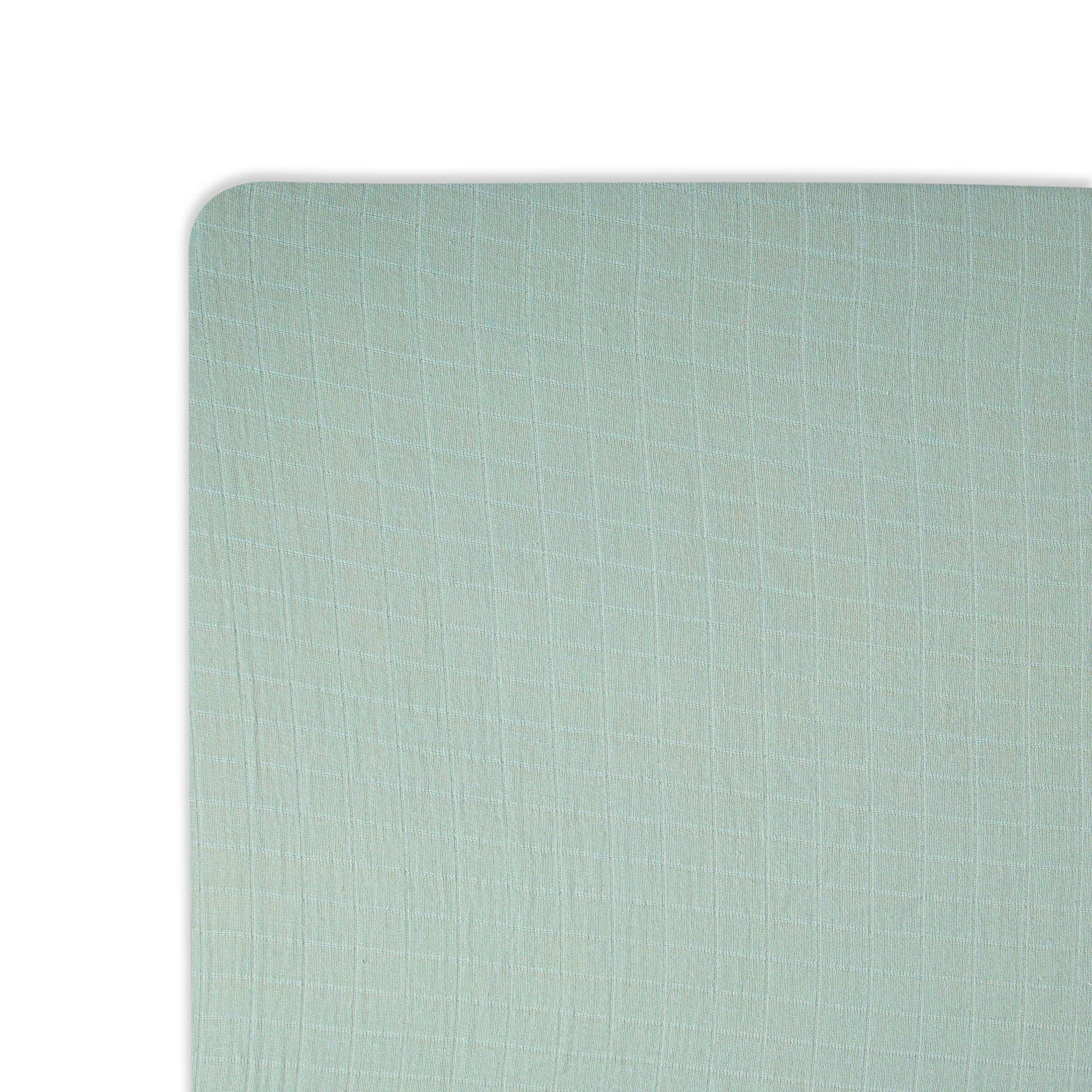 Kaleidoscope Evergreen Cotton Fitted Crib Sheet image number 2