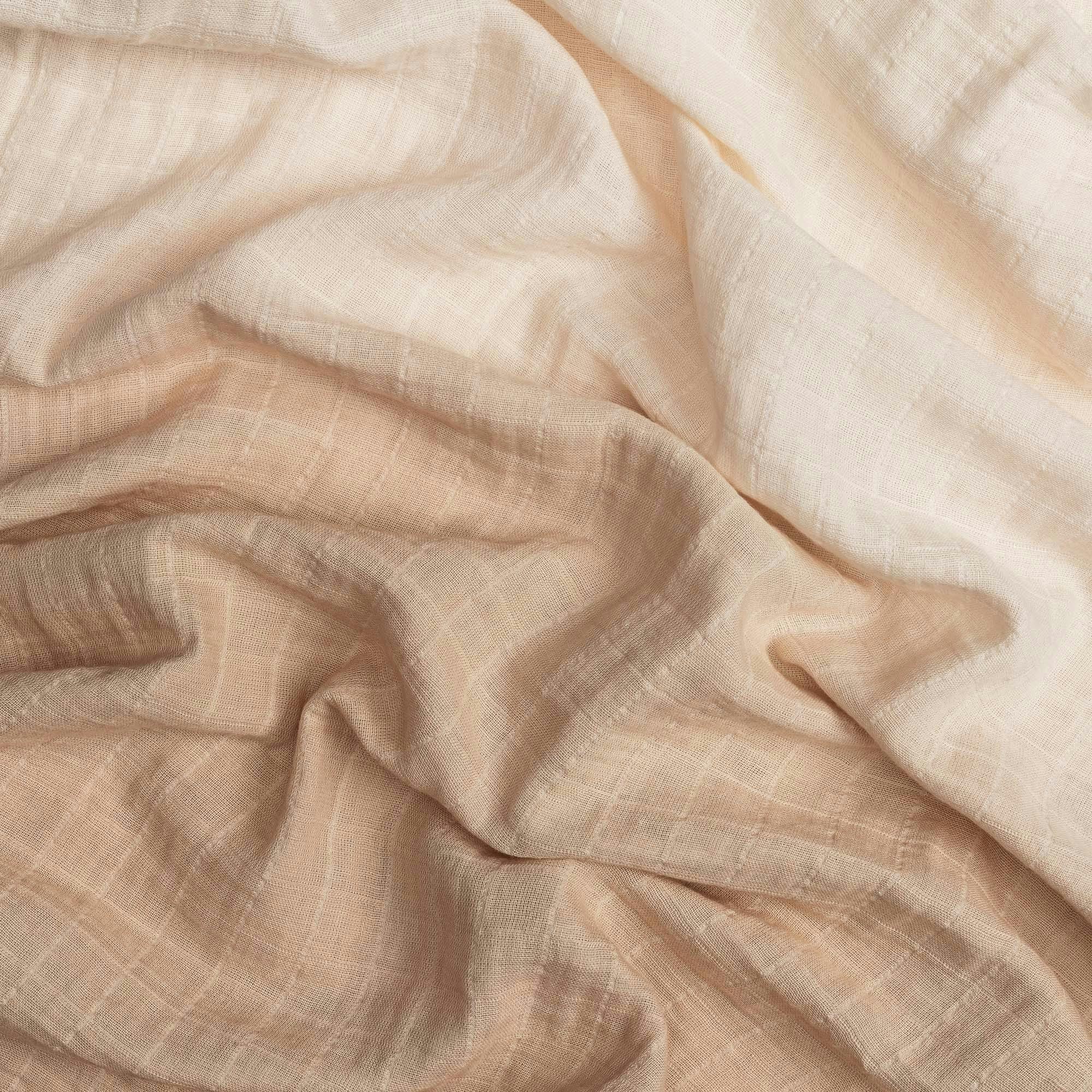 Cove Cotton Muslin Swaddle Blanket Set (Beach, Set of 3) image number 1