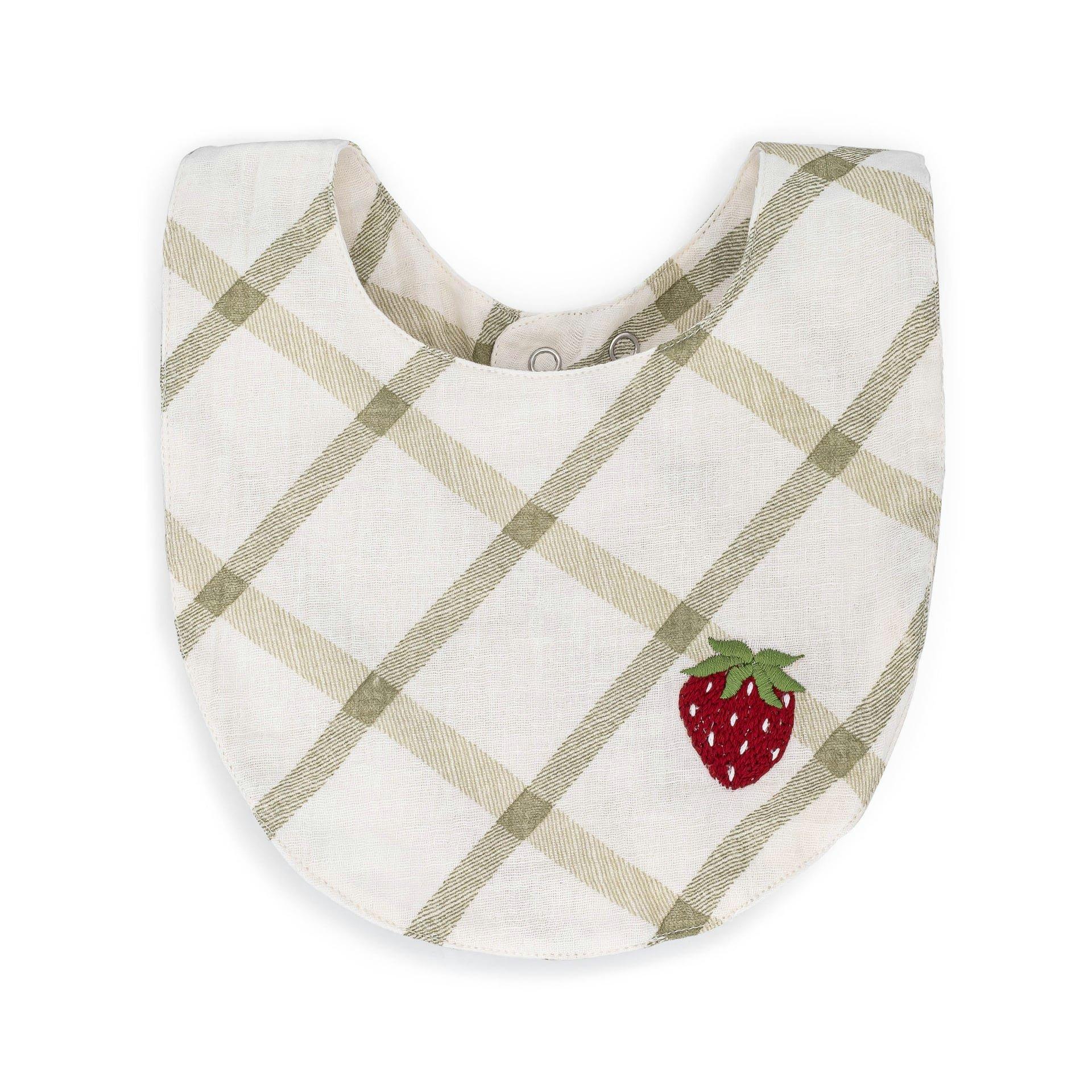 Clementine Fruit & Veggie Cotton Bandana Baby Bib (3 Pack) image number 4