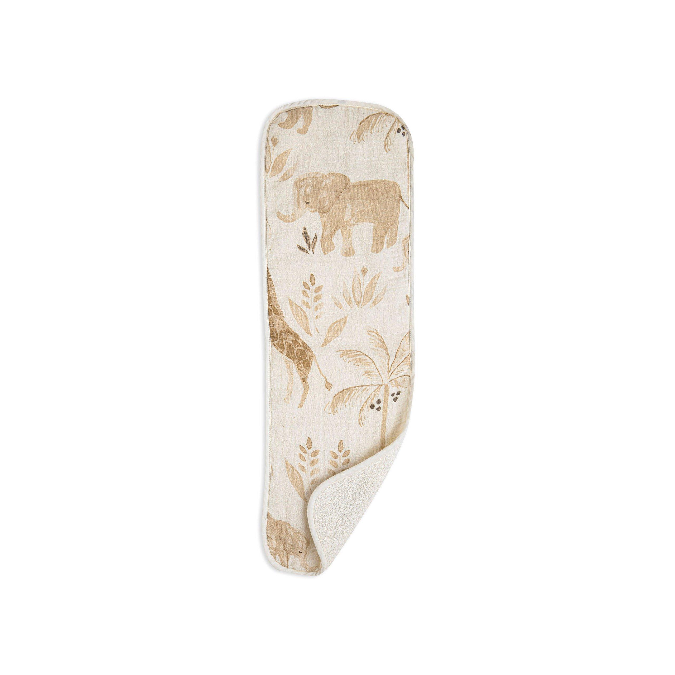 Kendi Safari Animal Cotton Burp Cloth (Set of 3) image number 3