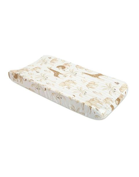 Kendi Safari Cotton Quilted Change Pad Cover