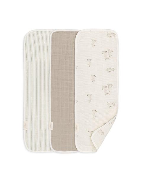 Avery Bunny Organic Cotton Burp Cloth (Set of 3)