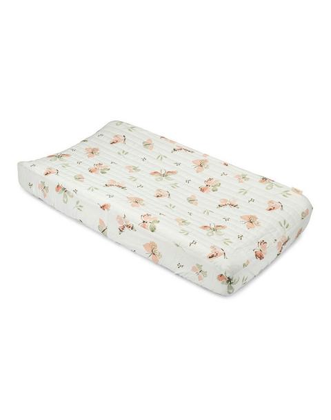 Parker Butterfly Cotton Quilted Change Pad Cover