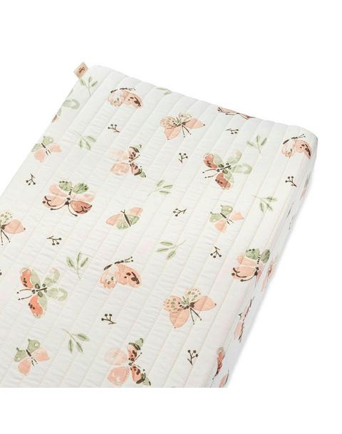 Parker Butterfly Cotton Quilted Change Pad Cover