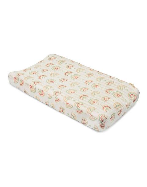 Parker Rainbow Cotton Quilted Change Pad Cover
