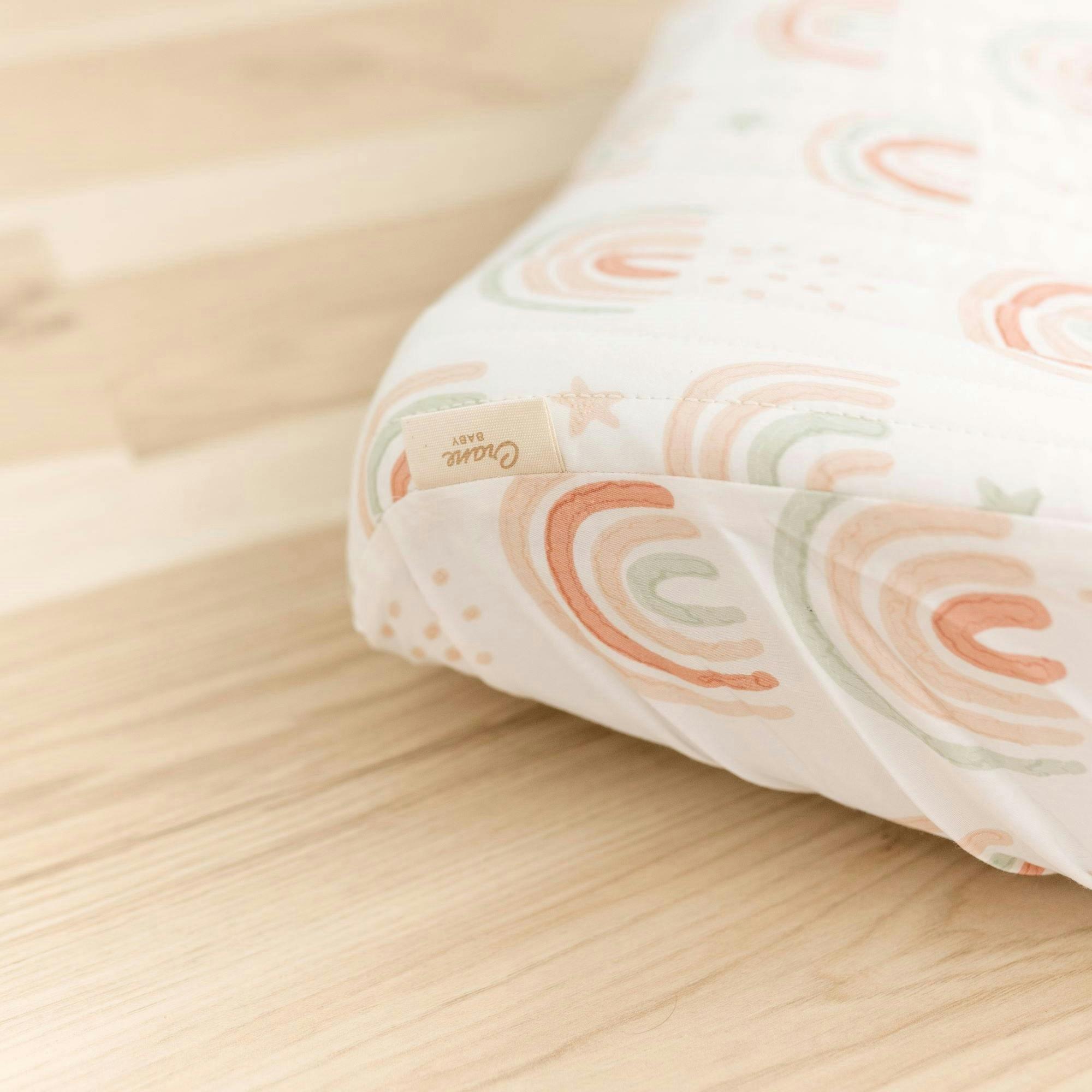Parker Rainbow Cotton Quilted Change Pad Cover image number 3