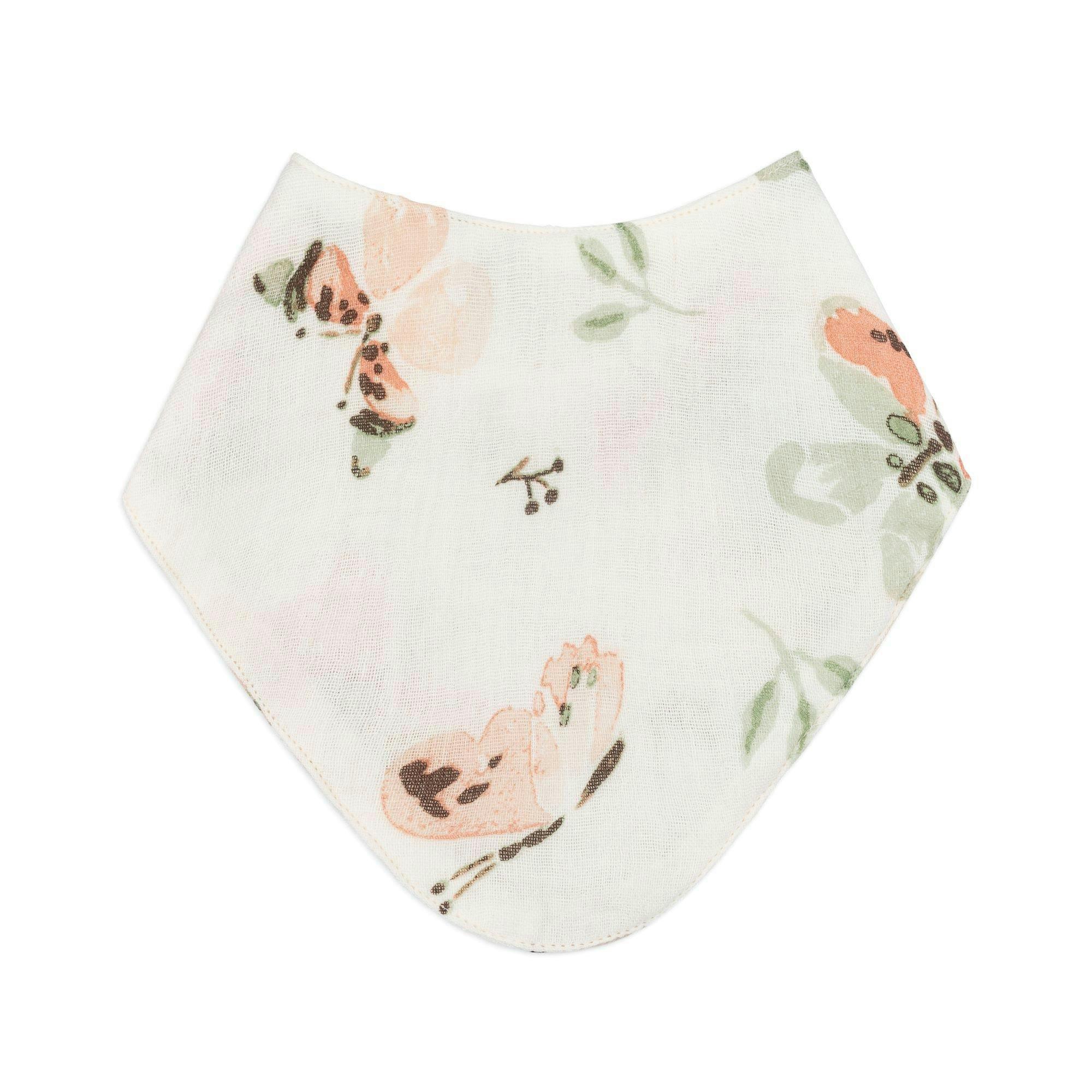 Parker Butterfly Cotton Bandana Baby Bib (3 Pack) image number 1