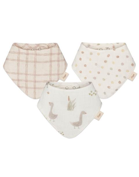Charlie Goose Cotton Bandana Baby Bib (3 Pack)