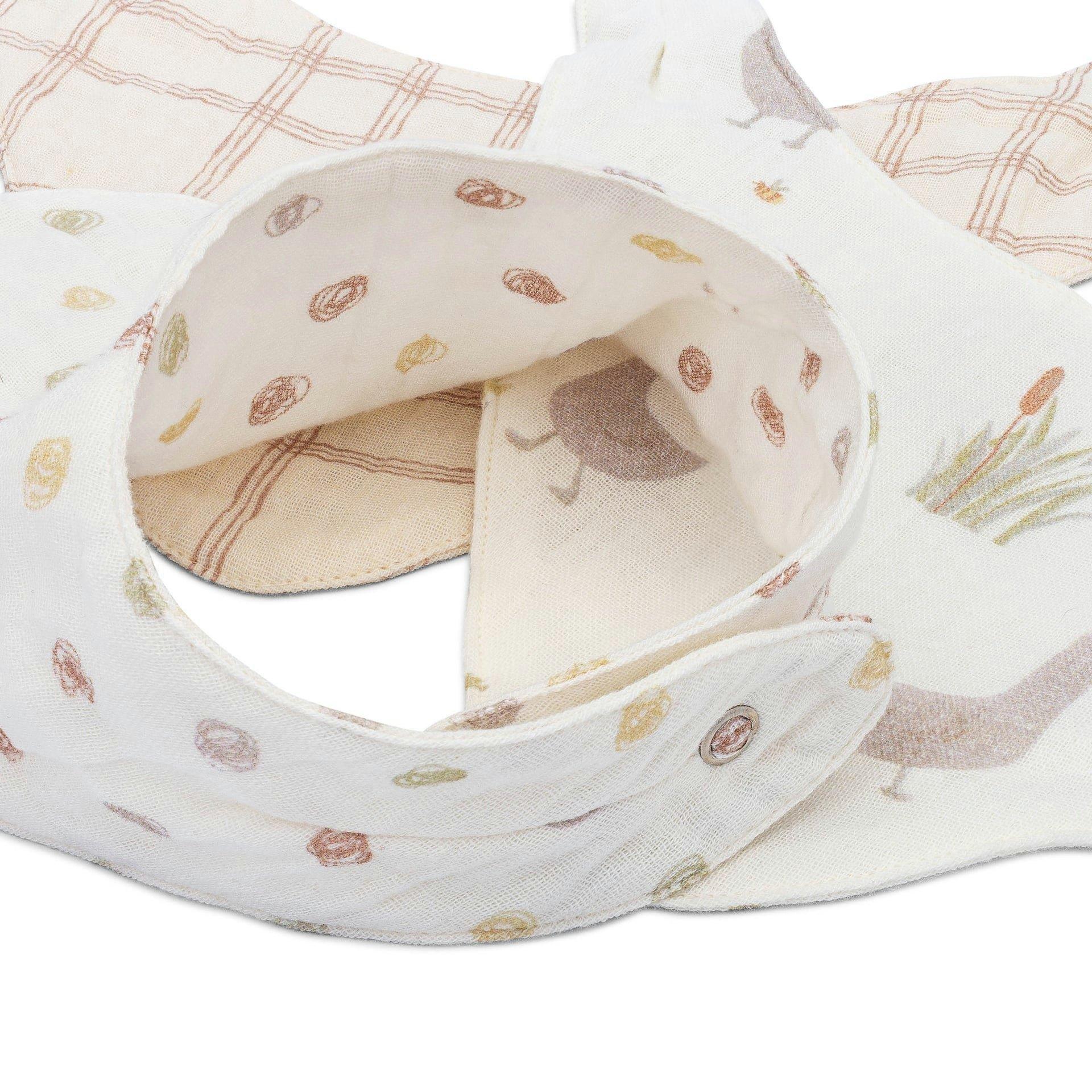 Charlie Goose Cotton Bandana Baby Bib (3 Pack) image number 1