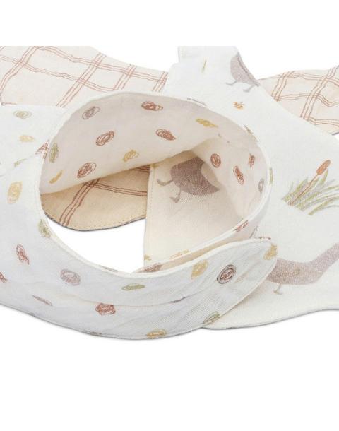 Charlie Goose Cotton Bandana Baby Bib (3 Pack)