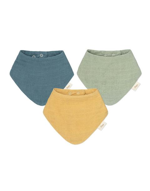 Kaleidoscope River Cotton Bandana Baby Bib (3 Pack)