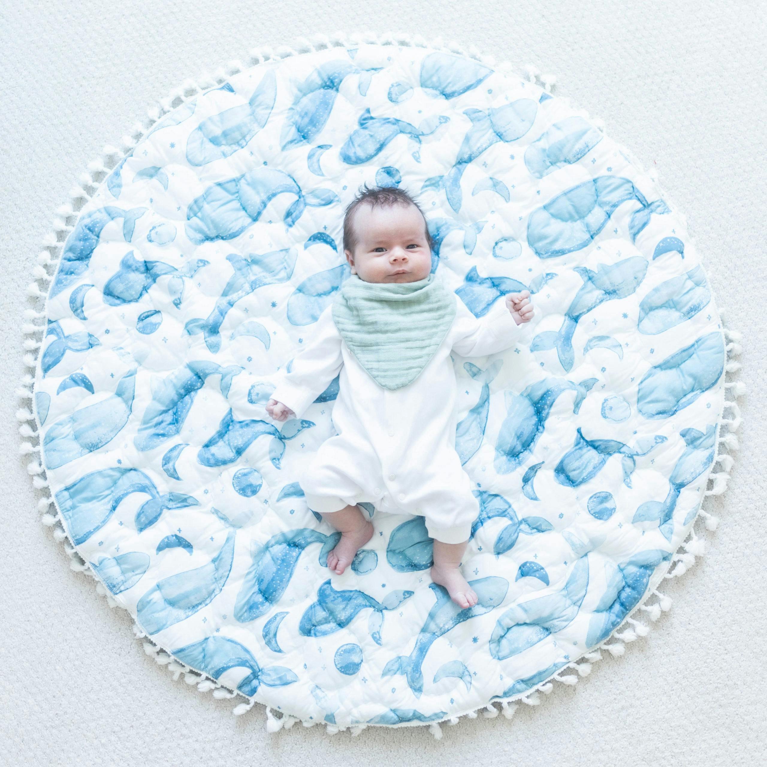 Kaleidoscope River Cotton Bandana Baby Bib (3 Pack) image number 3