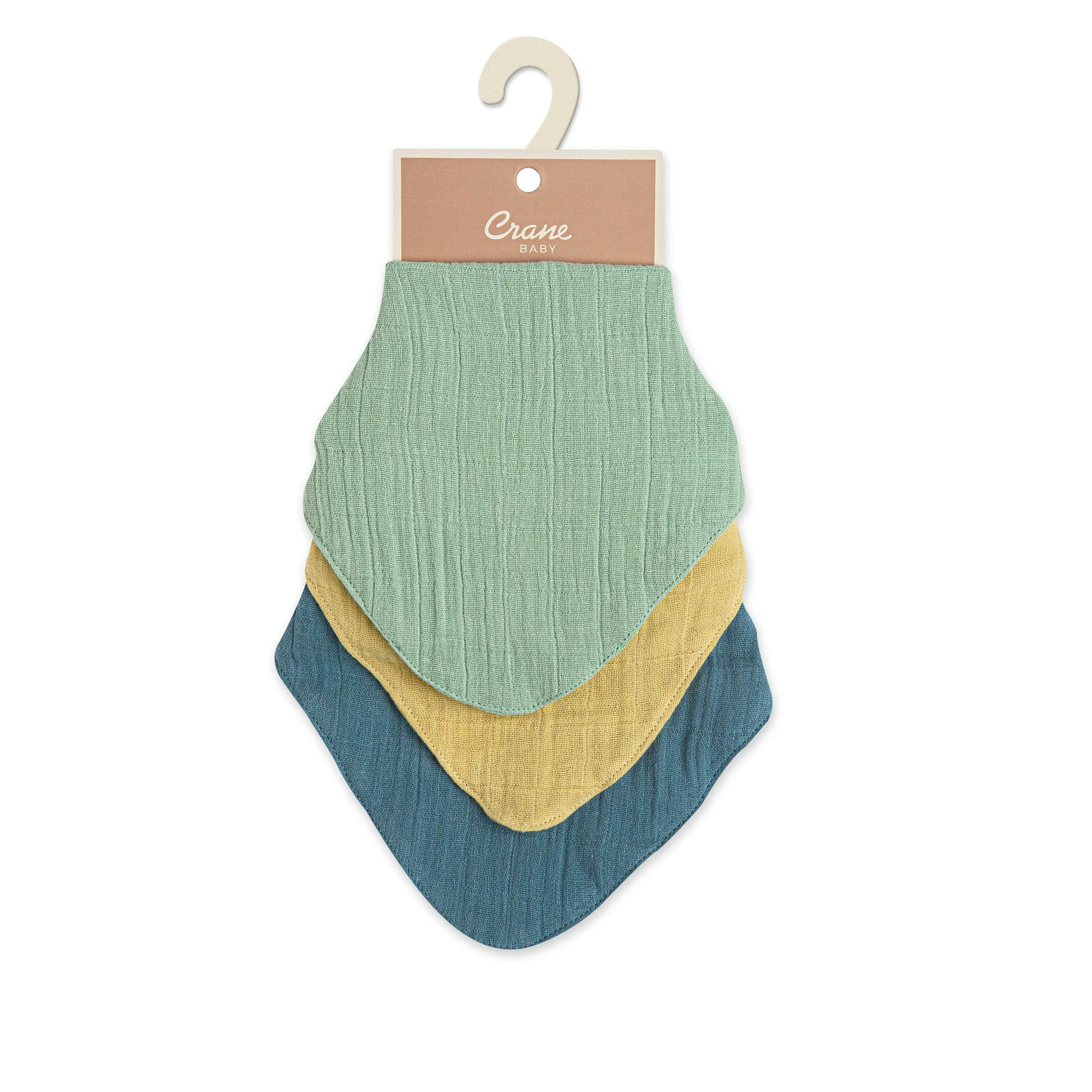 Kaleidoscope River Cotton Bandana Baby Bib (3 Pack) image number 4