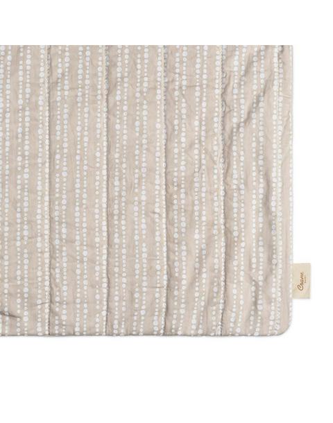 Cove Neutral Dot Cotton Quilted Change Pad Cover