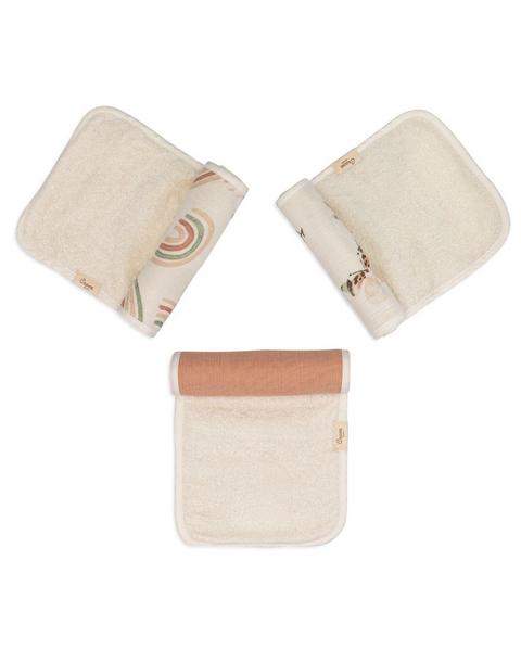 Parker Rainbow Butterfly Cotton Burp Cloth (Set of 3)