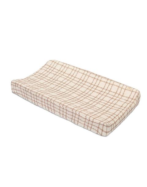 Charlie Farmhouse Plaid Cotton Quilted Change Pad Cover