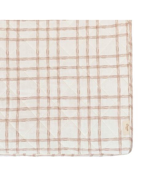 Charlie Farmhouse Plaid Cotton Quilted Change Pad Cover