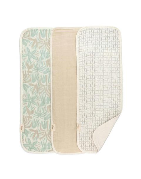 Cove Beach Life Cotton Burp Cloth (Set of 3)