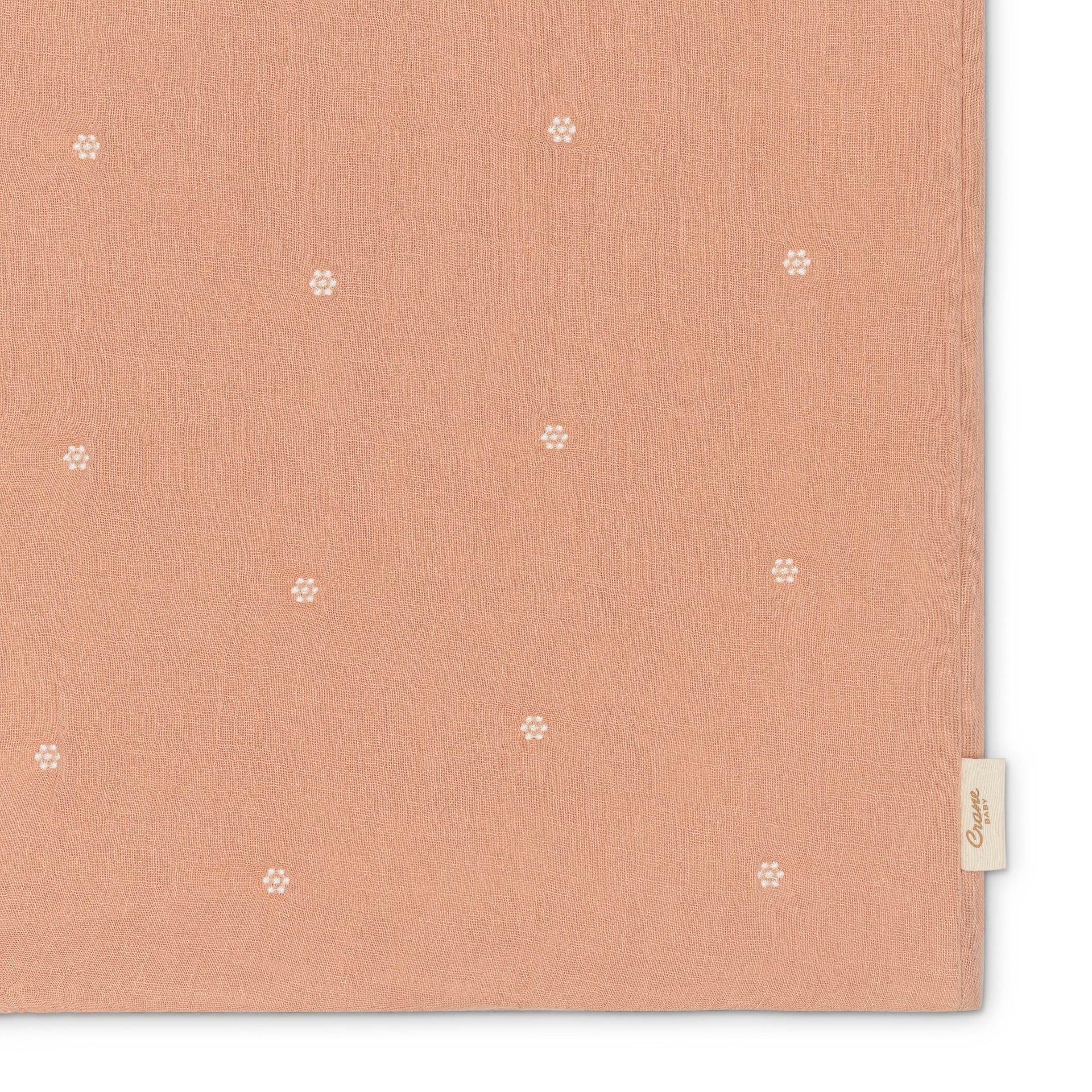 Violet Daisy Tuck Cotton Quilted Change Pad Cover image number 1