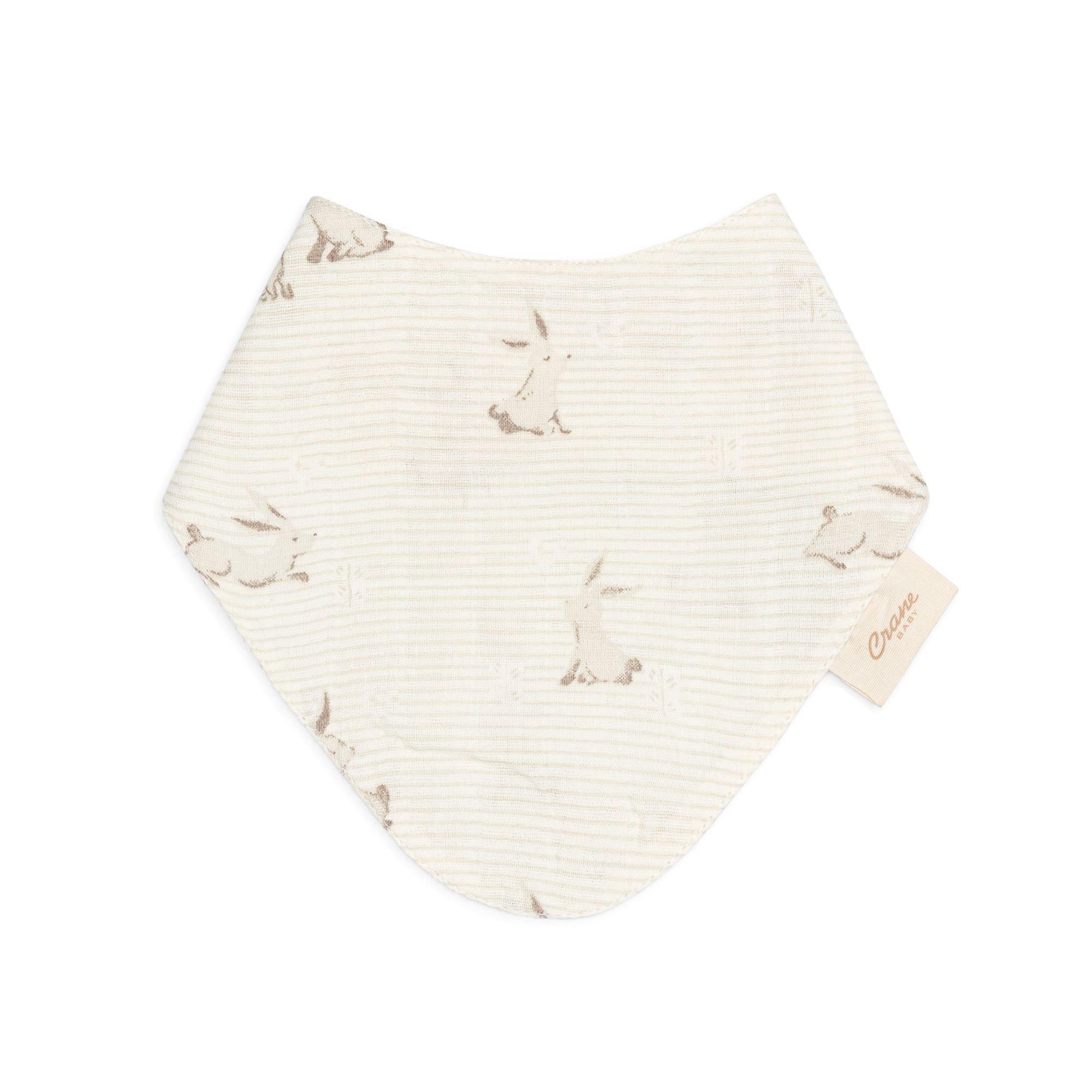 Avery Bunny Cotton Bandana Baby Bib (3 Pack) image number 2