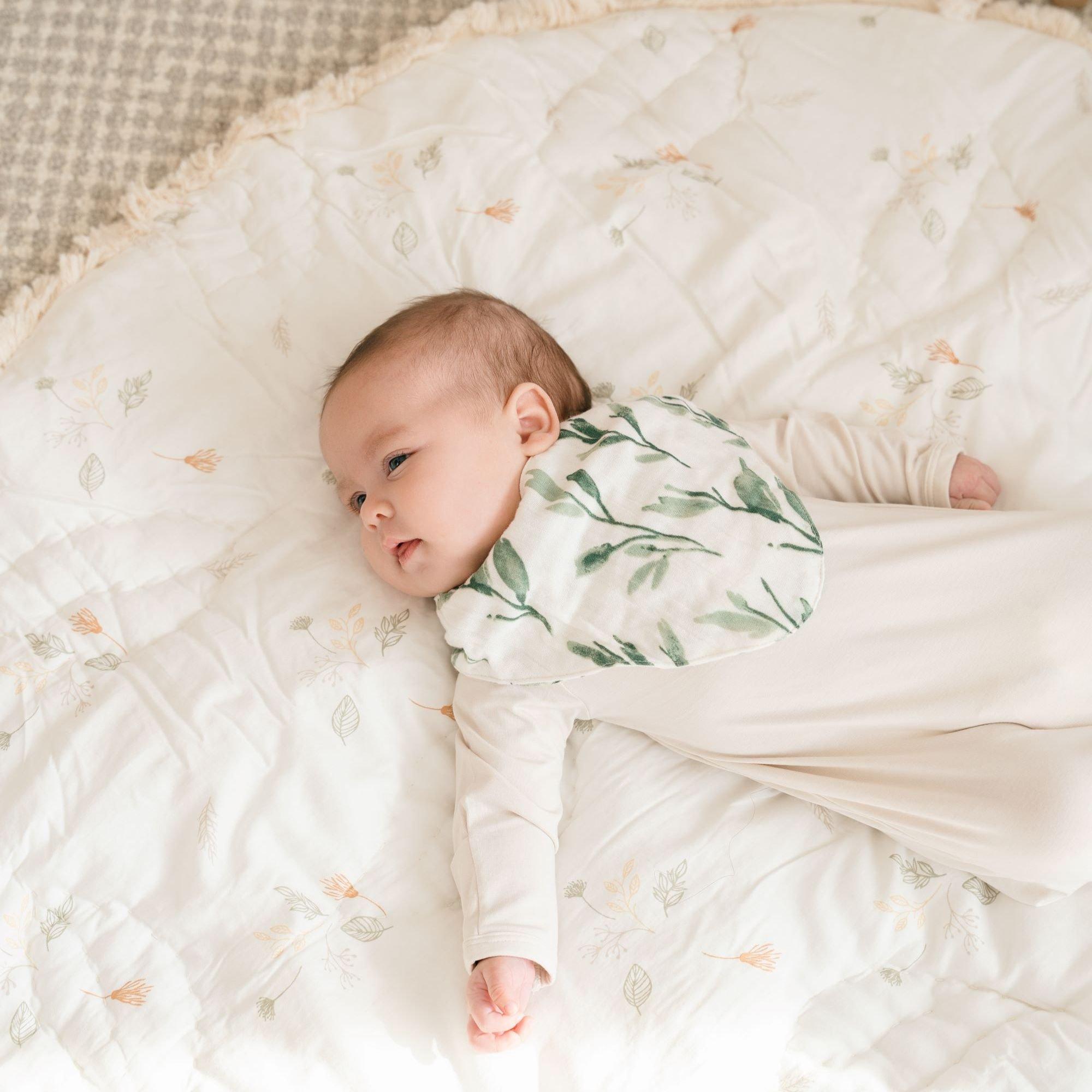 Parker Floral Cotton Bandana Baby Bib (3 Pack) image number 2