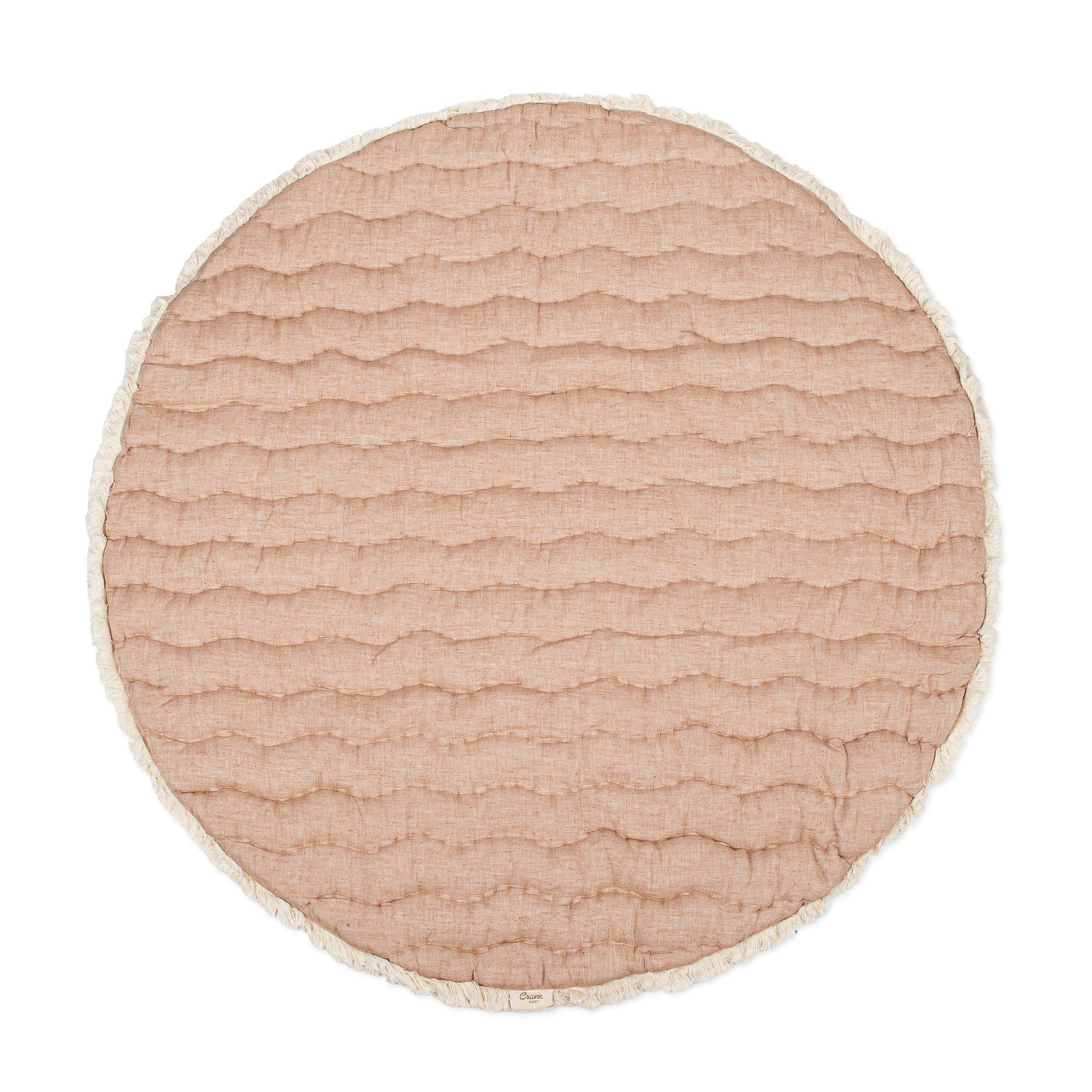 Ezra Woodland Animal Cotton Quilted Baby Play Mat image number 3