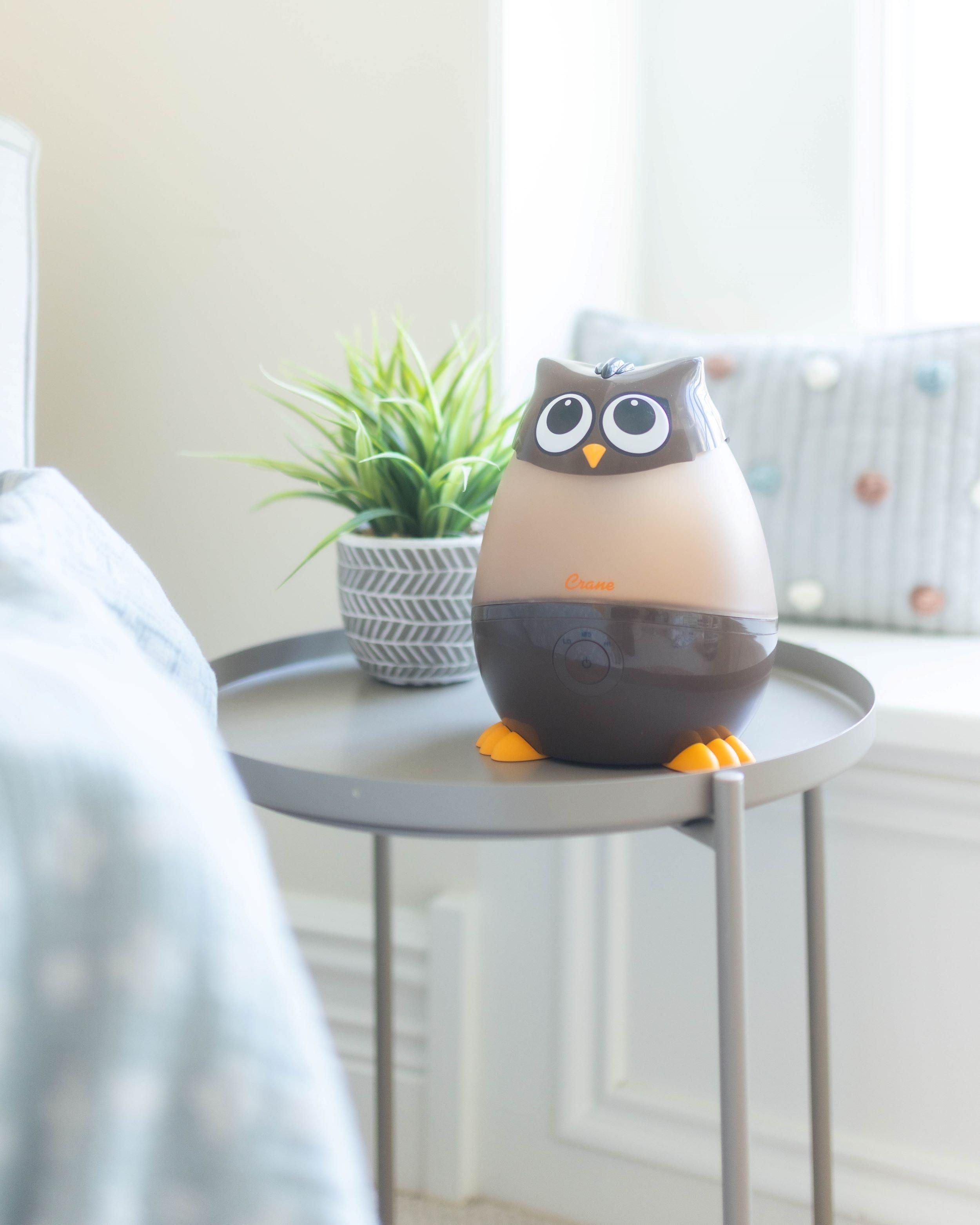 Adorable Humidifier, Mini Owl, Cool Mist Humidifier with Vapor Tray, 0.5 Gal. image number 3