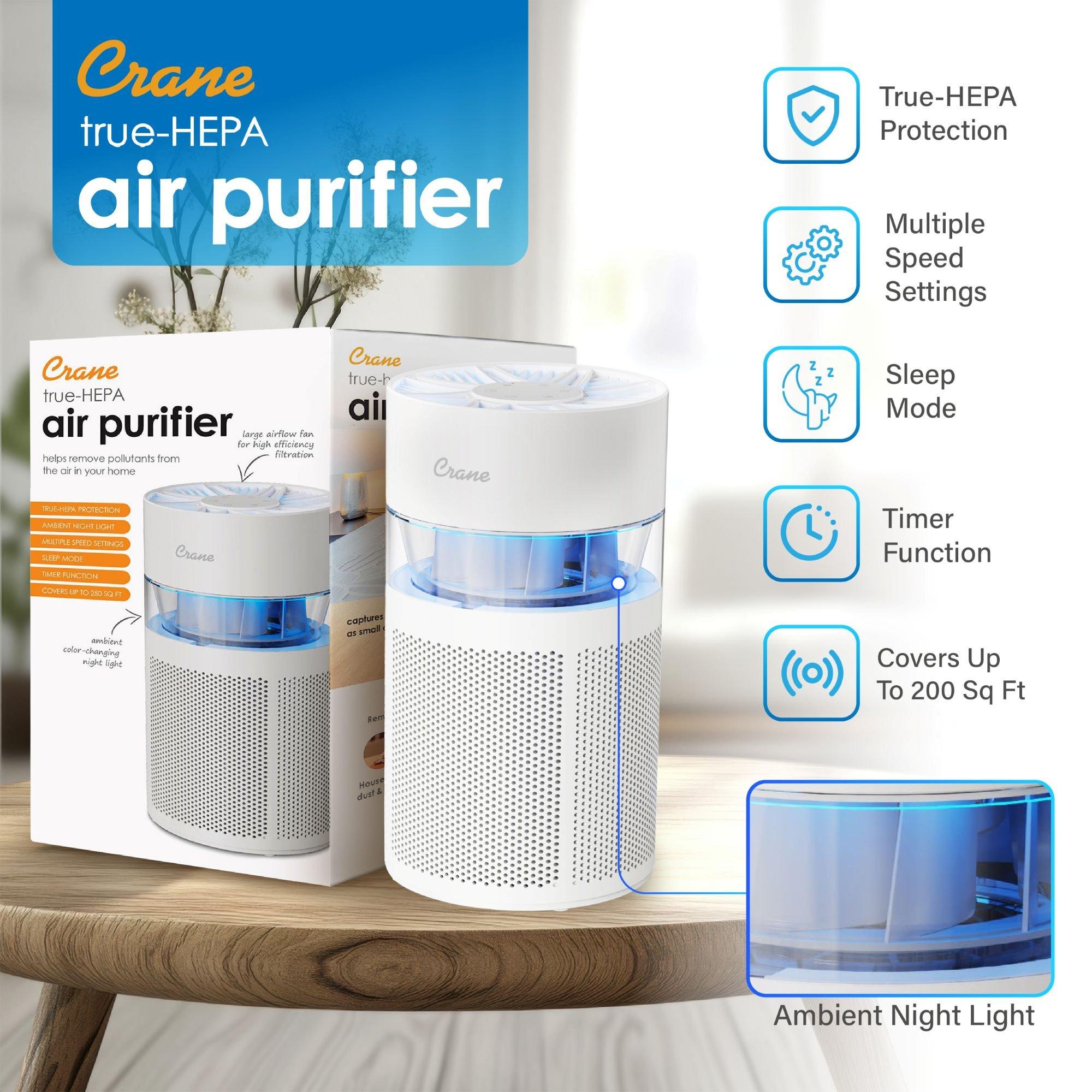 True HEPA Air Purifier, Up To 200 Sq. Ft. image number 4