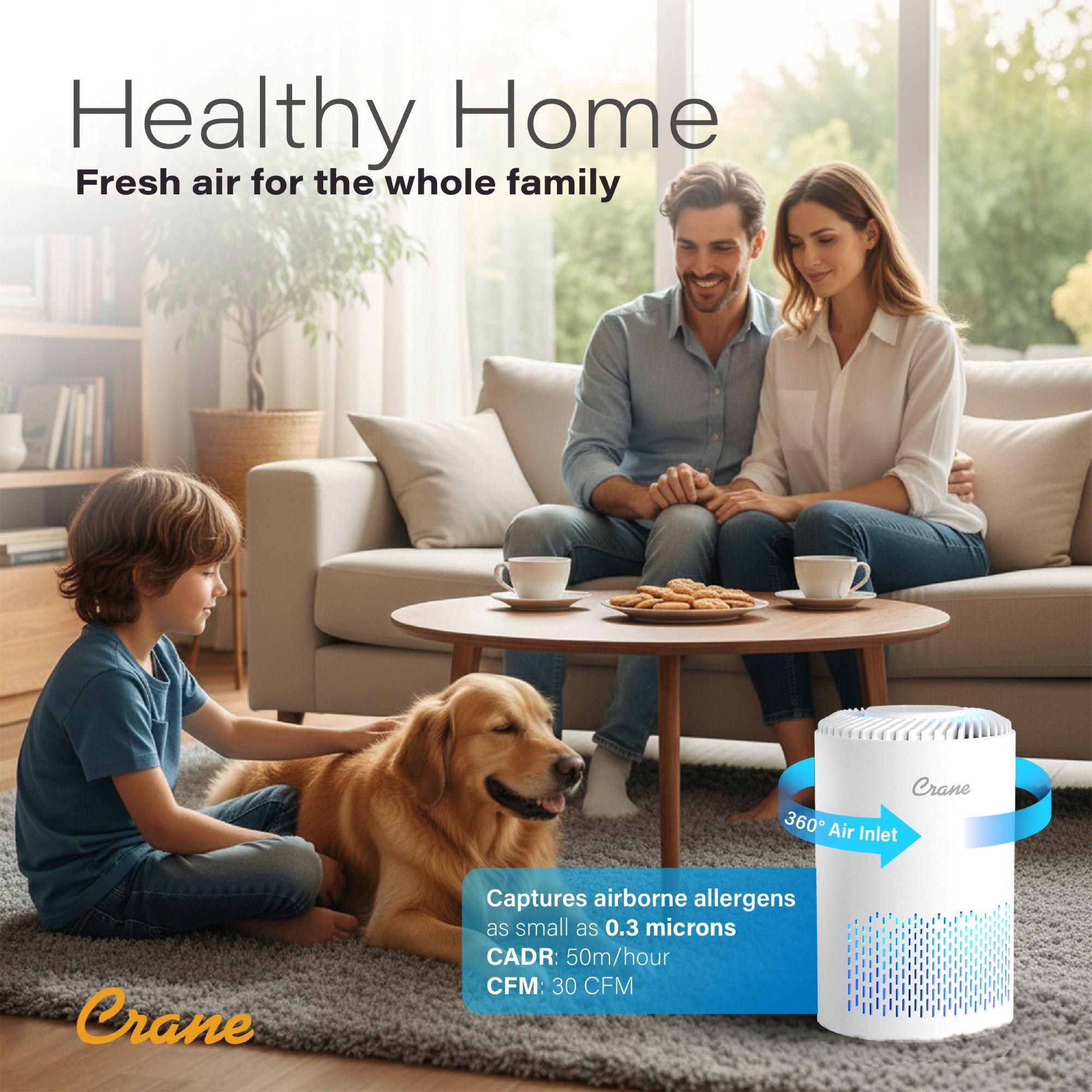 True HEPA Air Purifier, Up To 150 Sq. Ft. image number 2