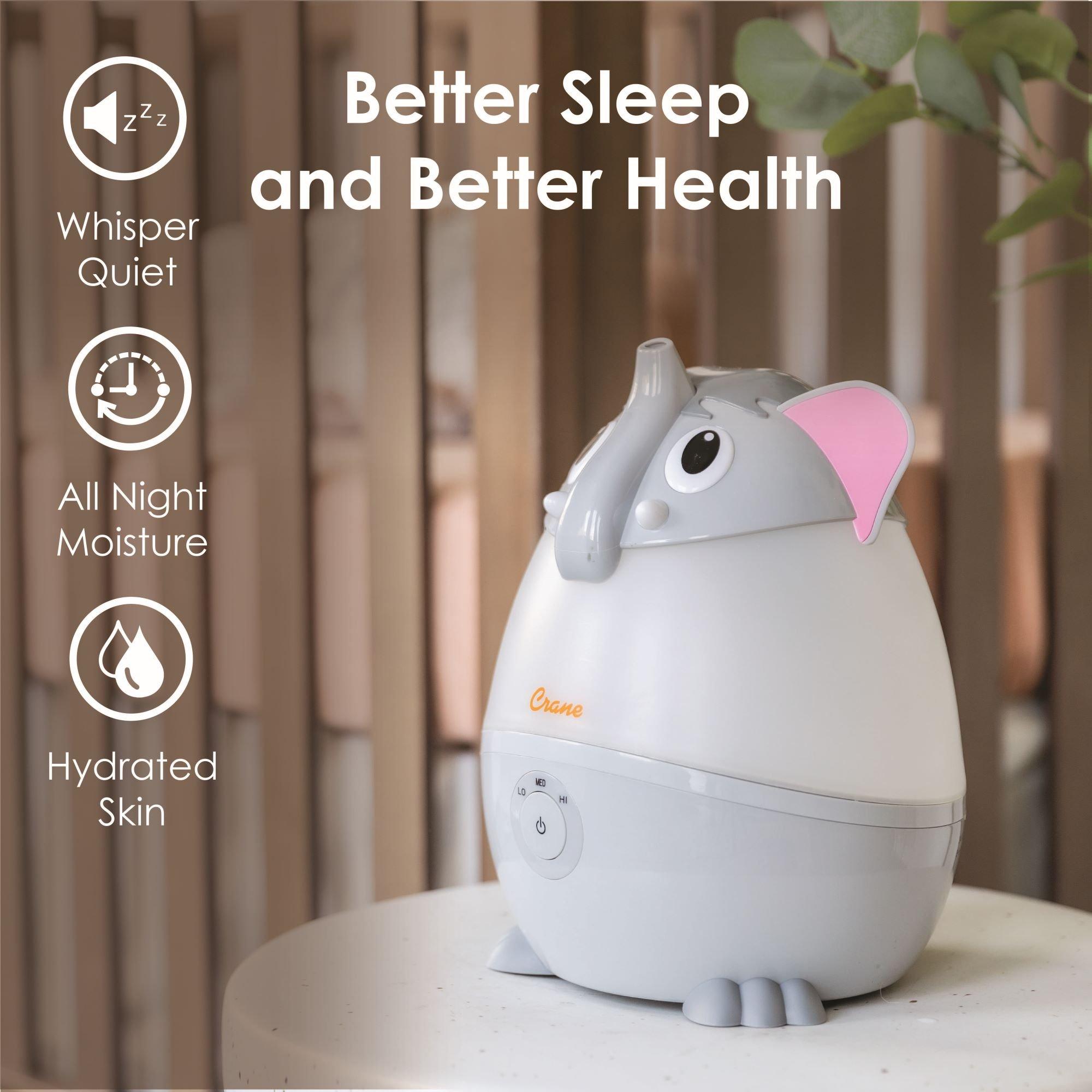 Adorable Humidifier, Mini Elephant, Cool Mist Humidifier with Vapor Tray, 0.5 Gal. image number 1