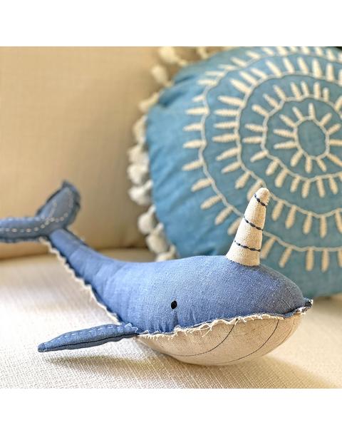 Caspian Nellie Narwhal Plush Toy