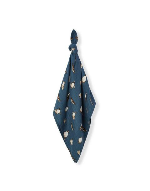Penguin Bamboo Muslin Swaddle Blanket