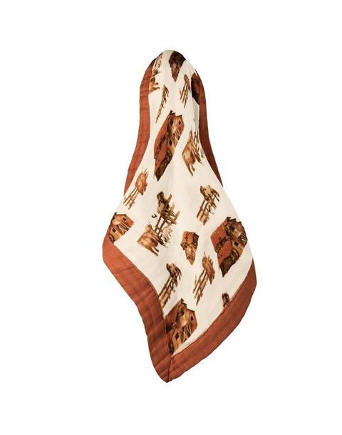 Homestead Mini Lovey Two-Layer Muslin Security Blanket