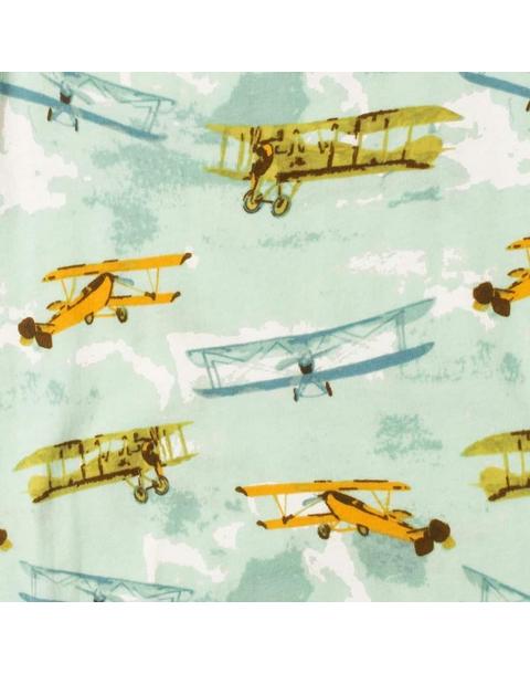 Vintage Planes Big Lovey Three-Layer Muslin Blanket