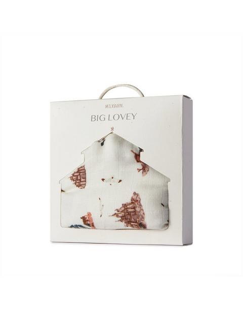 Sandcastle Big Lovey Three-Layer Muslin Blanket