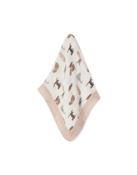 Cat Bamboo Mini Lovey Two-Layer Muslin Security Blanket