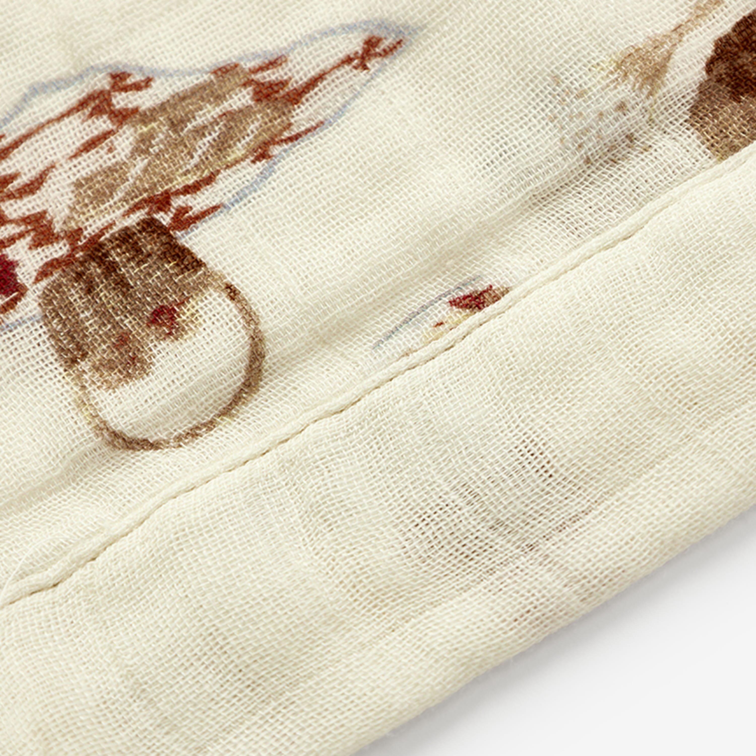 Picnic Bamboo Mini Lovey Two-Layer Muslin Security Blanket image number 2