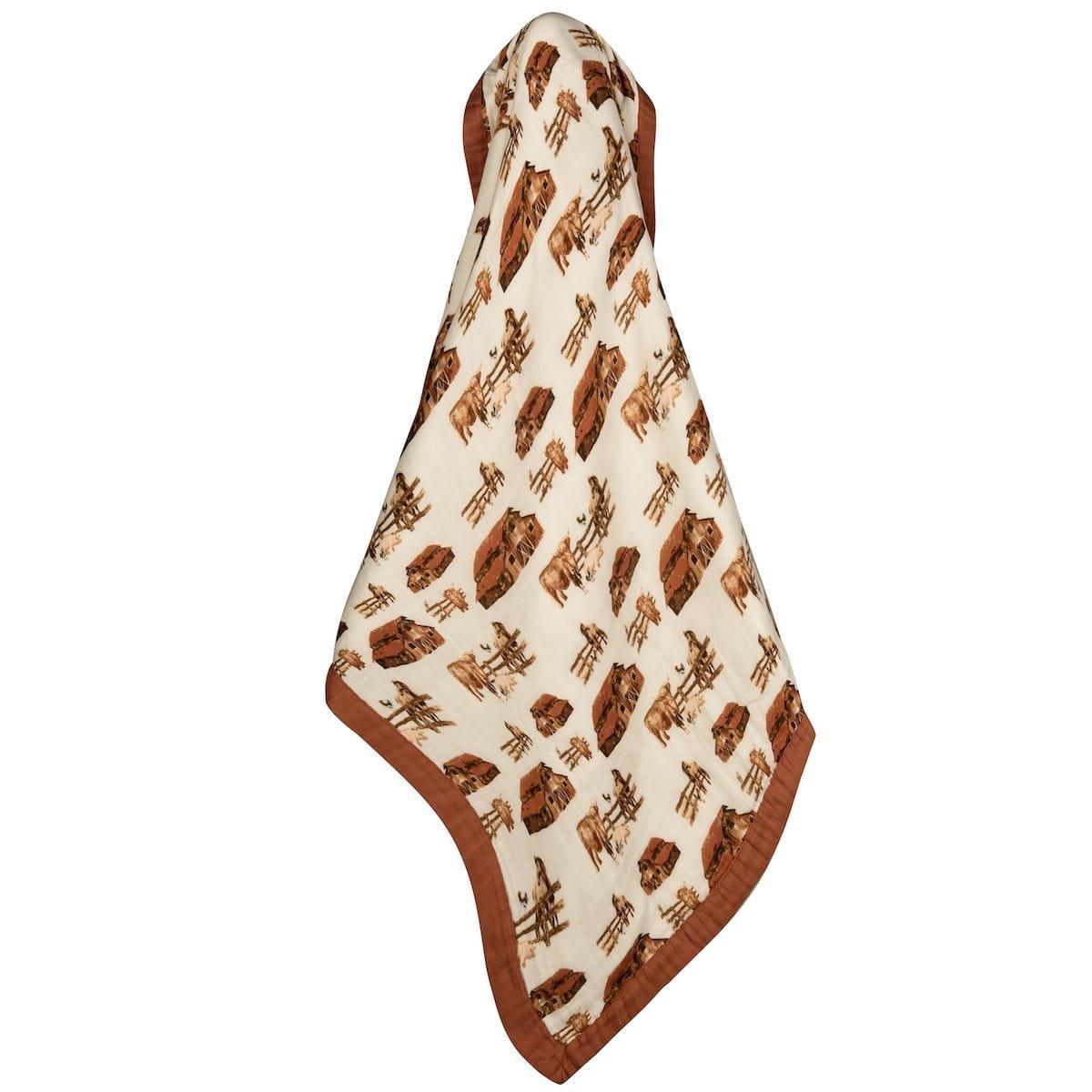 Homestead Big Lovey Three-Layer Muslin Blanket image number 2