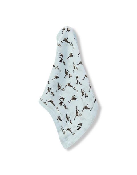 Goose Bamboo Mini Lovey Two-Layer Muslin Security Blanket