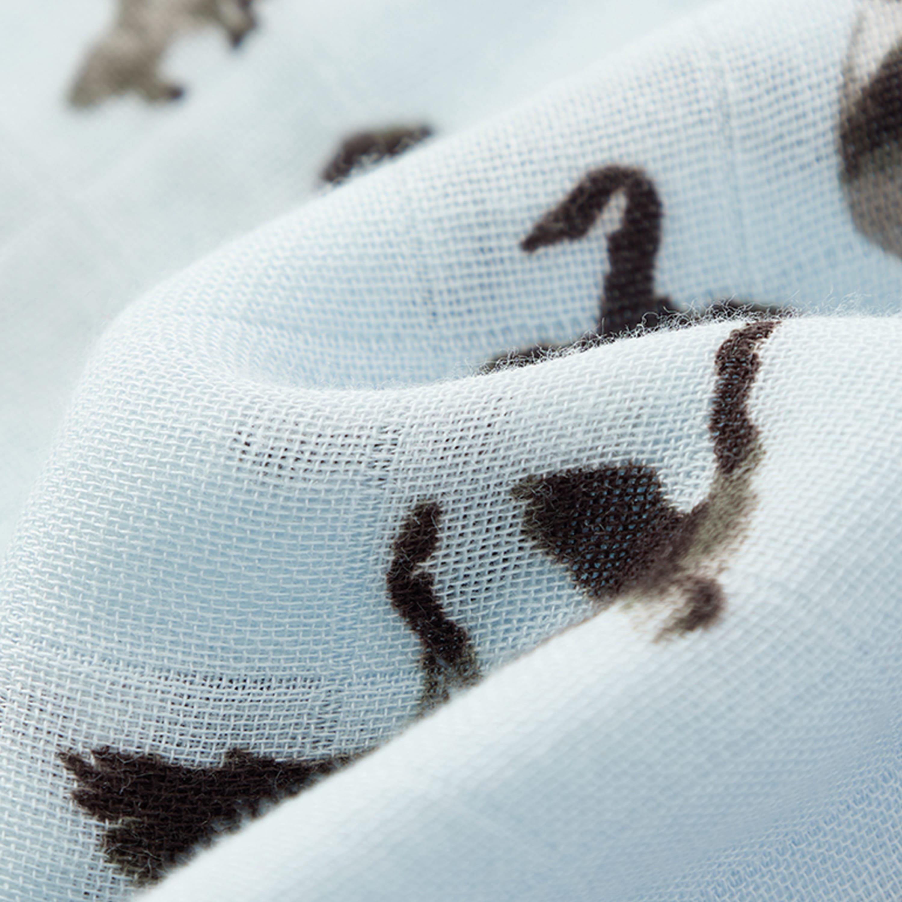 Goose Bamboo Mini Lovey Two-Layer Muslin Security Blanket image number 4